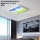 LED ceiling light 9980 with remote control light color / brightness adjustable relaxed design lacquered metal frame