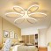 XW808 LED ceiling light with remote control light color / brightness adjustable acrylic shade white lacquered metal frame