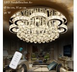 B Ware B168 LED Pendelleuchte 6019-80 Lichtfarbe kaltweiß ,neutralweiß ,kaltweiß wechselbar.  Kristall K9. A+ 