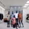 FC-4Black schwarz weibliche abstrakte Schaufensterpuppe mit Metallplatte  