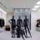 FC-4Black schwarz weibliche abstrakte Schaufensterpuppe mit Metallplatte  