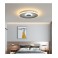 9641 LED Deckenleuchte mit Fernbedienung Lichtfarbe/ Helligkeit einstellbar Acryl-Schirm weiß/schwarz lackierter Metallrahmen