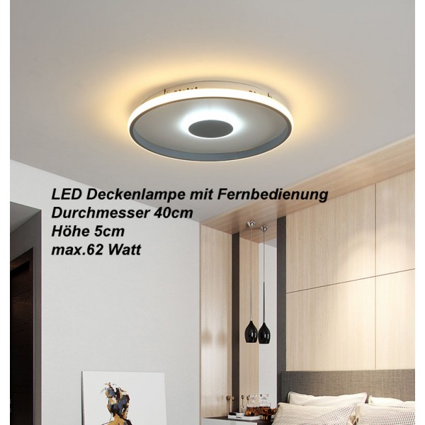 LED Deckenleuchte Fernbedienung 9641CFX  Lichtfarbe  helligkeit einstellbar A+