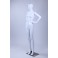 Male female abstract mannequin white glossy skin color man new ears nose