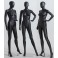 Male female abstract mannequin white or black shiny or  matt skin color man new ears nose