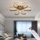 XW809 LED ceiling light with remote control light color / brightness adjustable acrylic shade white lacquered metal frame