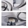 9641 LED ceiling light with remote control light color / brightness adjustable acrylic screen white lacquered metal frame