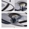 fanlight Ceiling lamp with fan 3343 LED ceiling lamp remote control light color / brightness adjustable dimmable 6 wind speed 