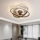 fanlight Ceiling lamp with fan 3343 LED ceiling lamp remote control light color / brightness adjustable dimmable 6 wind speed 