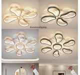 LED ceiling light 2139 with remote control Light color / brightness adjustable Acrylic shade lacquered metal frame