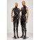 Male Female Abstract Showcase Doll Electroplating Head arms New skin color  Black 