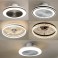  Deckenleuchte mit Ventilator 3301-3305 LED Deckenlampe Fernbedienung Lichtfarbe/ Helligkeit einstellbar dimmbar