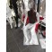 damaged mannequin  Mannequin white matt lacquered Brown chest high quality metal mesh head with metal plate
