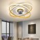 fanlight Ceiling lamp with fan 3343 gold LED ceiling lamp remote control light color / brightness adjustable dimmable 