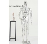 B Ware Nr106 MC-1S beautiful abstract silver glossy mannequin Egghead New mannequin male