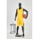 Sportliche Schaufensterpuppe Mann Basketball oder Fußball schwarz matt Egghead Schön und Hochwertig