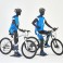 Cycling position Sporty mannequin man or woman black matte sculpted head Beautiful and high quality