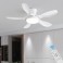 SX ceiling fan with LED lighting light colour/brightness adjustable 6 speeds, timer summer and winter mode