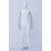 Male female Abstract Mannequin Egghead Wood Arms Hands Black White Matte or Glossy