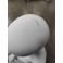 Schaufensterpuppe weiß matt lackiert hochwertig egghead Kopf mit Metallplatte Frau Weiblich