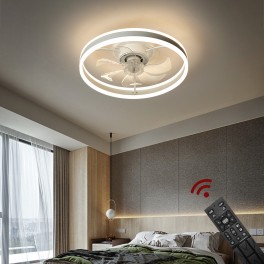 fanlight Ceiling lamp with fan LED ceiling lamp remote control light color / brightness adjustable dimmable 6 wind speed 