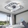 SX009-132 dark brown ceiling fan LED lighting 6 speeds, timer summer and winter mode