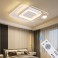 Ceiling fan with LED lighting with remote control light color/brightness adjustable 6 speeds