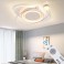 Ceiling fan with LED lighting with remote control light color/brightness adjustable 6 speeds