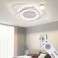 Ceiling fan with LED lighting with remote control light color/brightness adjustable 6 speeds