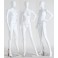 Male female abstract mannequin white matt skin color man new ears nose