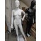 Male female abstract mannequin white matt skin color man new ears nose