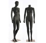  B Ware Nr.119  female abstract mannequin black matt color new ears nose