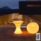 LED garden light, luminous armchair, table, economical with remote control