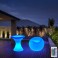 LED garden light, luminous armchair, table, economical with remote control