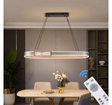 TY 4567 Moderne LED Deckenleuchte mit Fernbedienung oder App Lichtfarbe/Helligkeit einstellbar Acryl Rand und Metallrahmen