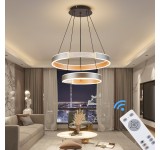 TY 8224 LED Pendelleuchte mit Fernbedienung oder App Lichtfarbe/Helligkeit einstellbar Acryl Rand und Metallrahmen