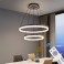 TY3019 LED ceiling light with remote control or app light color/brightness adjustable crystal edge and metal frame