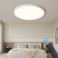 LED ceiling light XM with remote control, light color/brightness adjustable. Thin frame