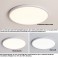 LED ceiling light XM with remote control, light color/brightness adjustable. Thin frame