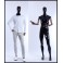 Male female Abstract Mannequin Egghead Wood Arms Hands Black White Matte or Glossy