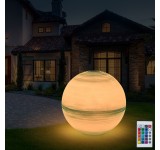 Gartenlampe Merkur-50 in schönen Monddesign LED