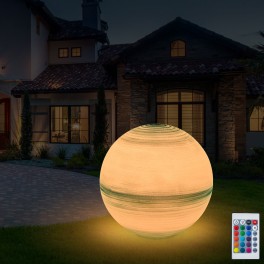 Gartenlampe Merkur-50 in schönen Monddesign LED