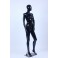 F3-F1-1 Female Abstrakte Schaufensterpuppe black Glossy skin color Frau Egghead New