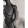Male female abstract mannequin black matt skin color man new ears nose