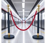 Elegante VIP-Absperrpfosten mit rotem Seil – Für Events, Empfang & mehr