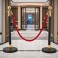 Elegante VIP-Absperrpfosten mit rotem Seil – Für Events, Empfang & mehr