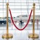 Elegante VIP-Absperrpfosten mit rotem Seil – Für Events, Empfang & mehr