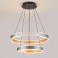 TY8224 LED Pendelleuchte mit Fernbedienung oder App Lichtfarbe/Helligkeit einstellbar Acryl Rand und Metallrahmen
