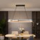 TY8224 LED Pendelleuchte mit Fernbedienung oder App Lichtfarbe/Helligkeit einstellbar Acryl Rand und Metallrahmen