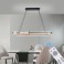 TY8224 LED Pendelleuchte mit Fernbedienung oder App Lichtfarbe/Helligkeit einstellbar Acryl Rand und Metallrahmen